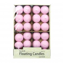 1 3/4 Inch Pink Floating Candles (288pcs/Case) Bulk