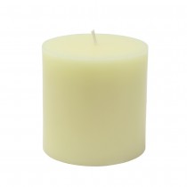 3 x 3 Inch Ivory Pillar Candles (12pcs/Case) Bulk