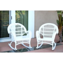 Santa Maria Rocker Wicker Chair Without Cushion - Set of 2