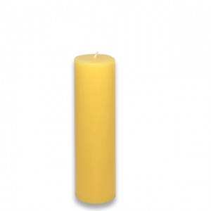 2 x 6 Inch Yellow Citronella Pillar Candle (24pcs/Case) Bulk