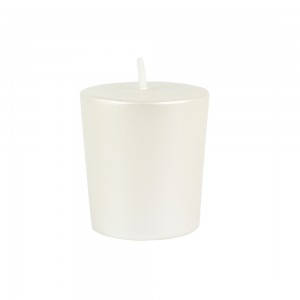 Pearl White Votive Candles (12pc/Box)