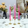 12 Inch Hot Pink Taper Candles (144pcs/Case) Bulk